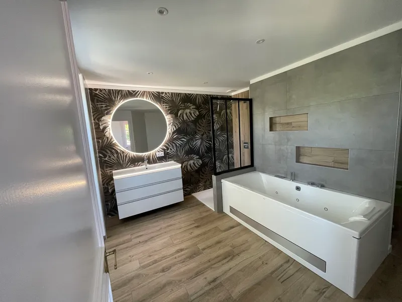 salle de bain cle en main creation salle bain baignoire balneo douche montbrison