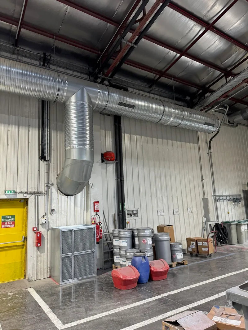 vmc system chauffage air souffle dans usine montbrison 2